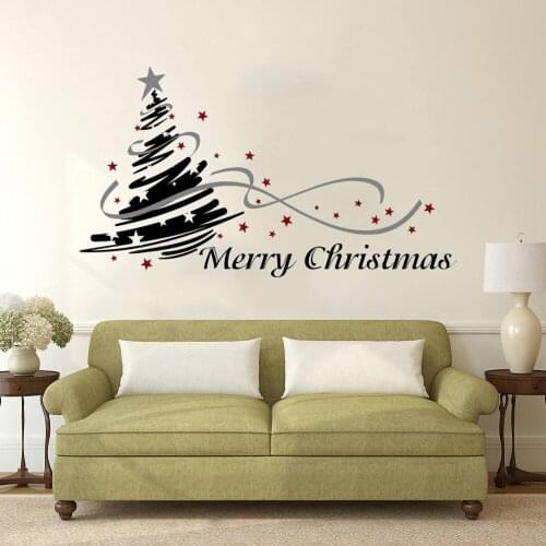 Christmas Wall Sticker for Glass window festival home decoration Decals wallpaper New Year stickers ov246