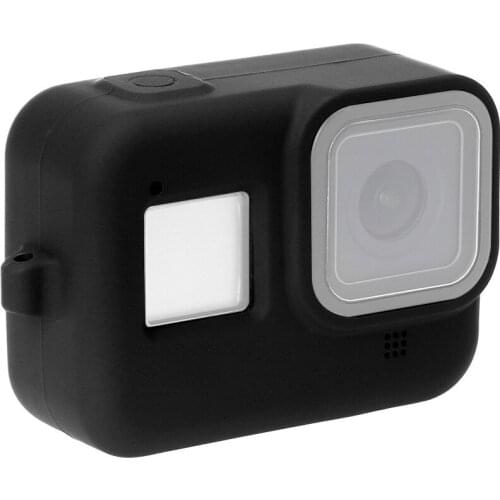 PULUZ Silicone Protective Case Cover with Wrist Strap for GoPro HERO8 Black