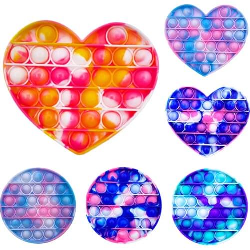 Funny Pop It Hot Push Bubble Fidget Toy Anti Stress Sensory Antistress Popit Squishy Anti-Stress Toys Gift Adults Children