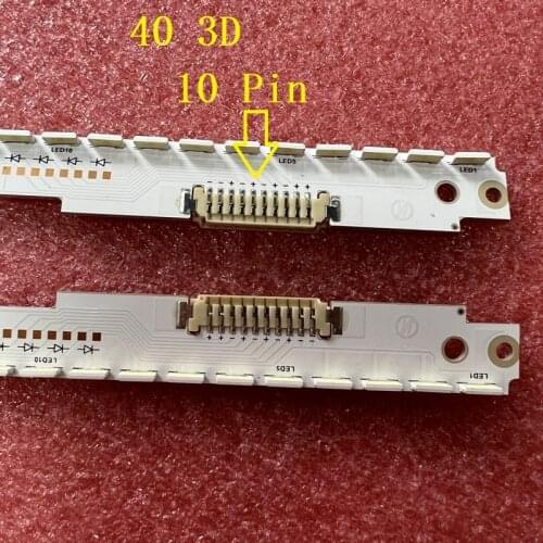 2 PCS/set LED backlight strip for 2012SVS40 3D UE40ES6710U UE40ES6100 UE40ES6560 UE40ES6800 UE40ES5500K LSJ400HV05 LTJ400HV19-J