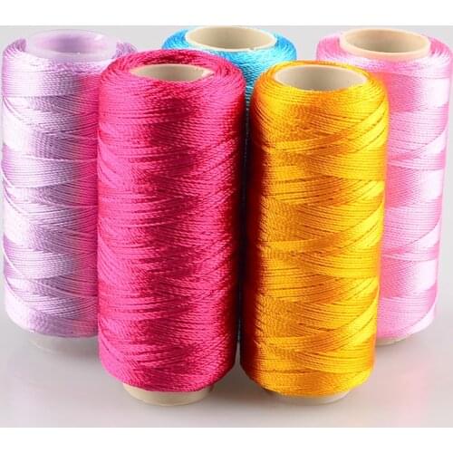 TPRPYN 5Pcs=250g 100% Rayon Ice Silk Yarn to Knit Knitting Crochet Line Cool Summer Emboroidery Threads Smooth DIY Needlework