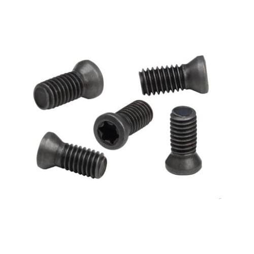 20 Pcs M1.6 M2.5 M3 M3.5 M4 M5 Torx Screw Replaces Carbide Inserts CNC Accessories Lathe Tool Blade Cutter Bar Grade 12.9