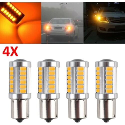 Parts Turn Signal LED BAU15S BULB Cars INDICATOR PY21W REAR Replacement