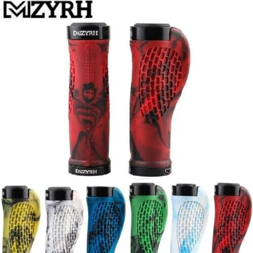 A Pair Ergonomic Mountain Bike Grips Bicycle Handlebar Grips Mtb Bicycle Cuffs Anti-Skid Bmx Mtb Bicycle Bike Accessories Parts