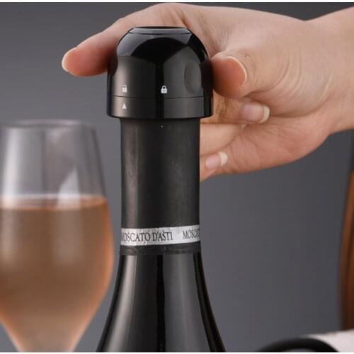 1PCs Wine Bottle Stopper Sealed Portable Mini Food-Grade ABS Sparkling Wine Champagne Bottle Stopper Bar Tool Stopper Party