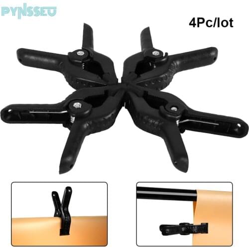 12cm Backdrop Clamps 4Pc/set Photo Studio Accessories Light Photography Background Clips Peg for Studio, Photo, Arts , Crafts