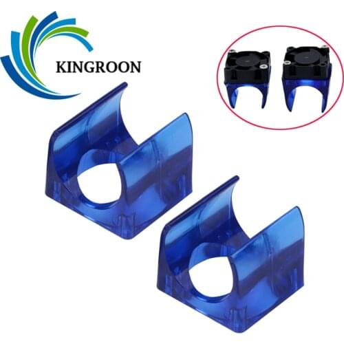 5pcs E3D V5 V6 Cooling Fan Bracket Housing Guard Radiator 3D Printer Parts Fan Mounts Duct Injection Molding 12V 24V 3010 Fan