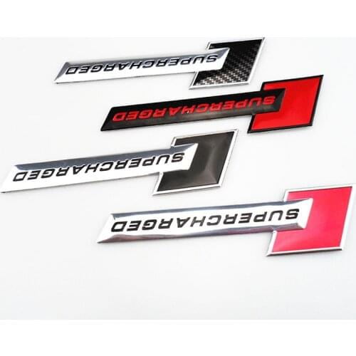 Car Styling Supercharged Turbo Boost 3D Metal Chrome Aluminium Alloy Sticker for Mercedes-Benz Series-A B C E S G M ML GLK CL