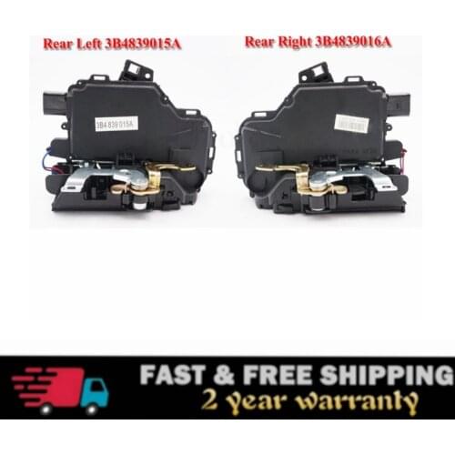 Fast shipping 2pc Rear Left + right Door Lock Mechanism For VW GOLF BORA LUPO PASSAT B5 MK4 3B4839015A 3B4839016A For SEAT