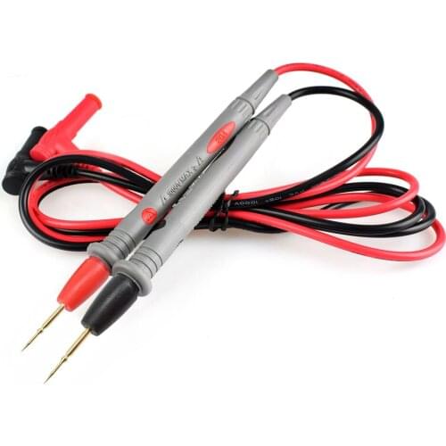 Chanseon Needle Tip Probe Test Leads Pin Hot Universal Digital Multimeter Multi Meter Tester Lead Probe Wire Pen Cable Max 20A