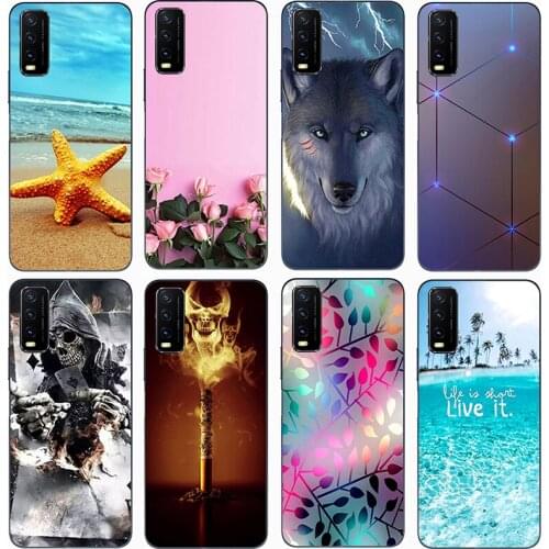 Patterned Case for Vivo Y20 2020 Case Silicone Soft TPU for Vivo Y20 2020 Case Phone Cases for Vivo Y20i Y 20i Y20 Y20 Y 20 Case
