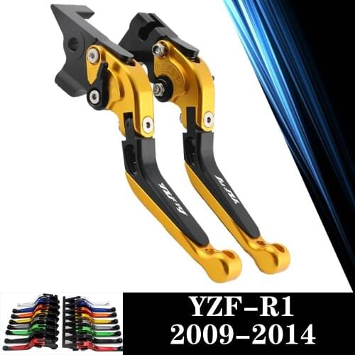 For YAMAHA YZF R1 YZF-R1 2009 2010 2011 2012 2013 2014 09 10 12 13 14 Motorcycle Adjustable Brake Clutch Lever Levers Folding
