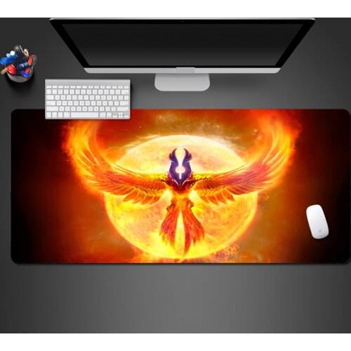 Cool Domineering Flame Animal Mouse Pad Best-Selling Customizable Rubber Game Speed Pads Most Professional Laptop Keyboard Mats