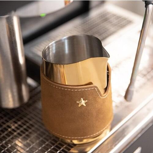 Stainless Steel Espresso Coffee Pitcher 420ml Milk Frothing Jug Barista Craft Latte