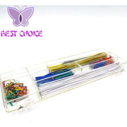 Hot Sell 140 pcs U Shape Solderless Breadboard Jumper Cable Wire Kit For Arduino Shield For raspberry pi Drop Shipping