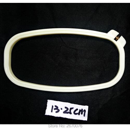 Small Embroidery Frame Oval 5.1*9.8' Adjustable Rectangle ABS Cross Stitch Hoop Needlework Hoops Handcraft Tools 1pc On Sale