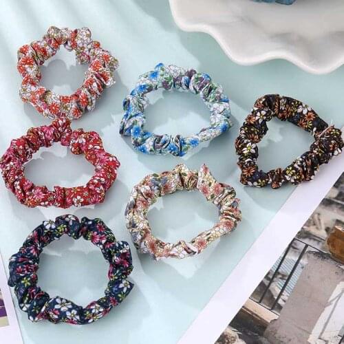 IFMIA 4Pcs Fashion Coloful Scrunchies Women Hair Rope Elastic Hair bands Rubber Band Accessories For Girls New 2020 Headdress
