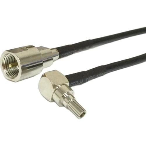New FME Male Plug To CRC9 Right Angle Connector RG174 Cable Pigtail 15CM 6" /30CM/50CM/100CM Adapter
