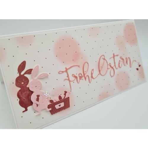 New Easter bunny carrot basket metal Cutting Dies Stencils DIY Scrapbooking Paper/photo Cards Embossing Dies