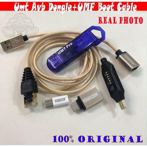 2020 original UMT Pro 2 Dongle ( UMT Dongle + AVB Dongle ) +UMF boot cable FOR Samsung/Huawei/Haier