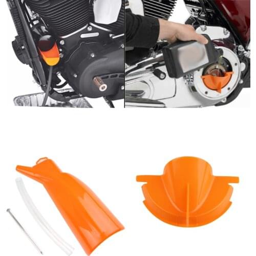 Primary Case Oil Fill Funnel Oil Filter Funnel Set For Harley Touring Road King Dyna Softail Fatboy XR Sportster XL
