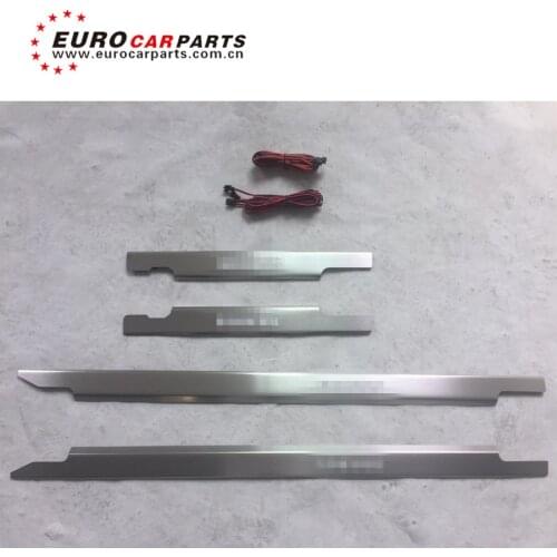 G CLASS w463 door sills with B style LED lights for G63 G65 G500 G350 auto door sills welcome pedal sliver trims for G63