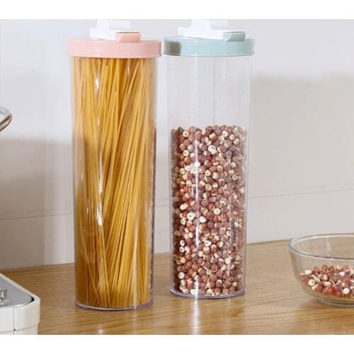 Transparent Sealed Storag Food Storage Containers Household Plastic Box Simple Kitchen Fridge Storage Kitchen Items