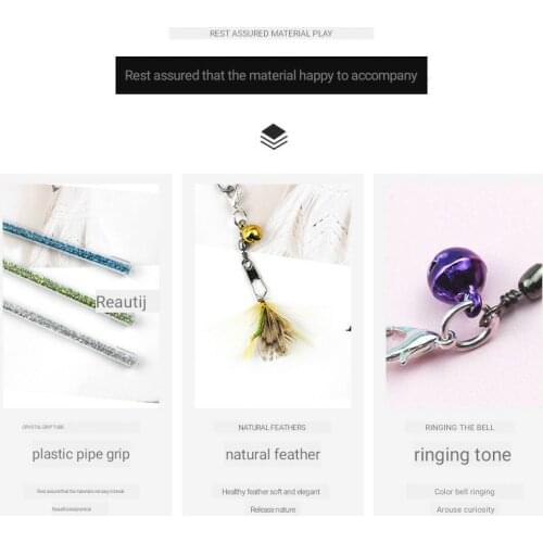 Pet supplies new fly manually make cat good cat toys with bell the cat supplies to make good