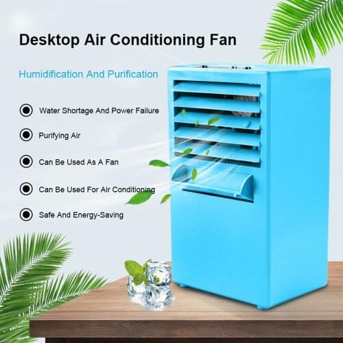 Air Conditioner Fan Personal Air Cooler Cooling Humidifier Purifier Air Cooling Fan USB Portable Air Cooler For Home Office Room