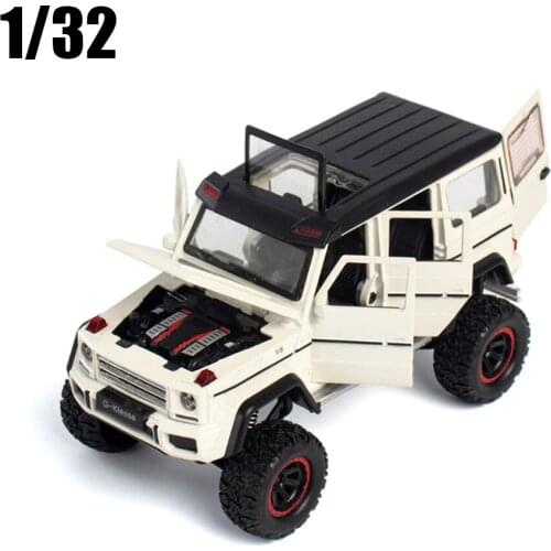 1:32 G500 SUV Alloy Vehicles Diecast Metal Toy Model Pull Back Sound Light Racing Car For Kids Toys Free Shipping Children Gifts