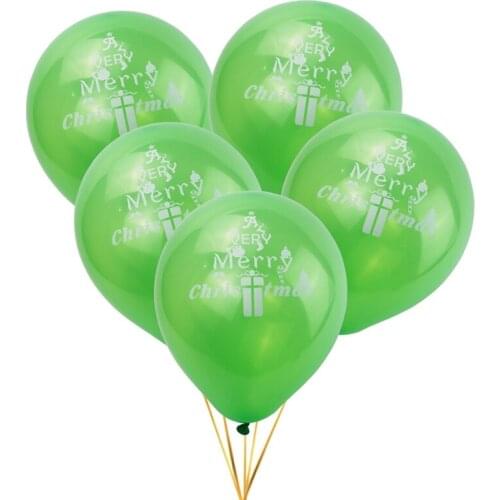 10pcs Christmas Latex Balloon Birthday Party Merry Christmas Decor Happy New Year Party Supplies gifts