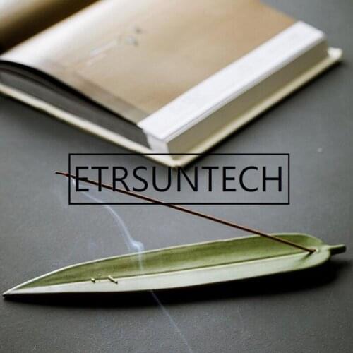 30pcs Buddha Stick Incense Holder Vintage Buddhist Temple Supplies Chinese A Leaf Boat Incense Burners