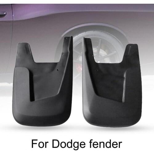 4Pcs/Set Mudguards Black Splash Guards Fenders Splash Mud Flap for Dodge-Ram 2500/3500 2019 2020