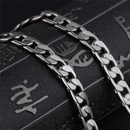Men Hip Hop Bracelet Male Bangle Personality Simple Hand Chain Jewelry Gift