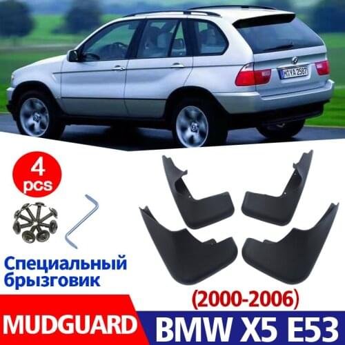 Mup-flaps For BMW X5 E53 mudguards splash guard fenders car accessories auto styline in 2000-2006