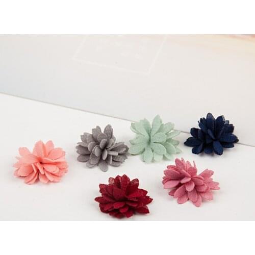 2cm Mini felt fabric Flower Handmade flower Hair Flowers wedding flower for Boutique Hair Accessories
