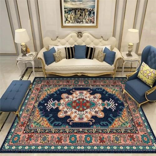 Geometric Bohemia Parlor Carpets Big Area Rugs for Living Room Bedroom Home Decoration Eureope Turkey Persian Large Floor Mat