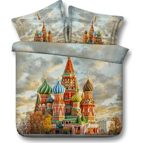 3D Bedding sets Castle Angel bed in a bag sheet quilt duvet cover set bedspread bedset Super King Queen size double full 4PCS