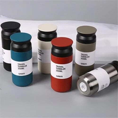 Creative 500mll Travel Mug Vacuum Flasks Stainless Steel Thermos Bottle Car Thermo Cup Coffee Tea Portable Student Thermo Mug