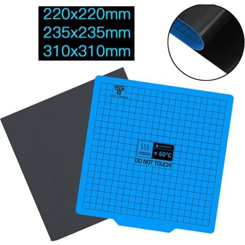 Hot bed film 220*220/310x310mm magnetic platform hotbed sticker anti-warping edge high temperature separable Heat Paper Sapphire