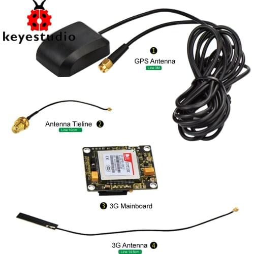 Keyestudio SIM5320E 3G GSM GPRS GPS Modules for Arduino 51 AVR MCU