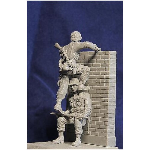 1/35 Scale Assembly Resin Figure kit WWII U.S. airborne