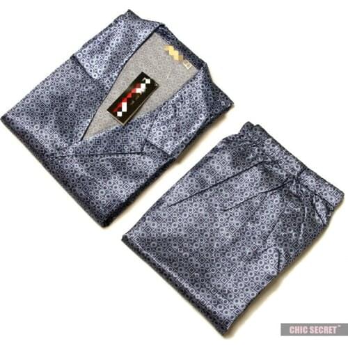 Summer men fashion loose v-neck satin soft fabric stripe pajama set male trendy color thin lounge sleepwear elegant sleeping set