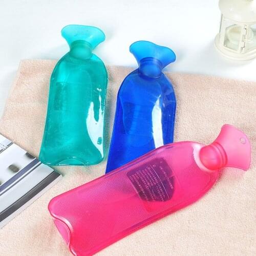 Hot Water Bottle Thick High Density PVC Hot Water Bag 800ML Hand Warming Water Bottles Winter Hot Water Bags Bottle 34*11cm