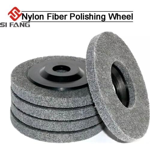 5" 4.5 inch 115 mm Nylon Fiber Polishing Wheel Grinding Disc Abrasive Tools For Angle Grinder