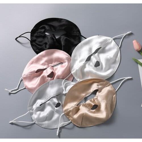 Silk Sunscreen UV Protection Full Face Mask Sleep Mask Face Protection Concealer Silkworm Mask for Multifunctional Mask Woman