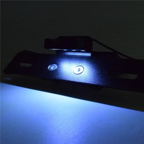 Waase Motorbike For Kawasaki Ninja ZX-6R ZX6R ZX636 2009 2010 2011 2012-2020 Rear License Plate Holder Frame with LED Light