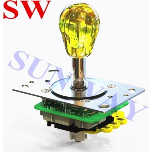 2 pcs LED colorful light flashing Illuminated joystick Joystick for Crane claws gift machine Arcade game accessories