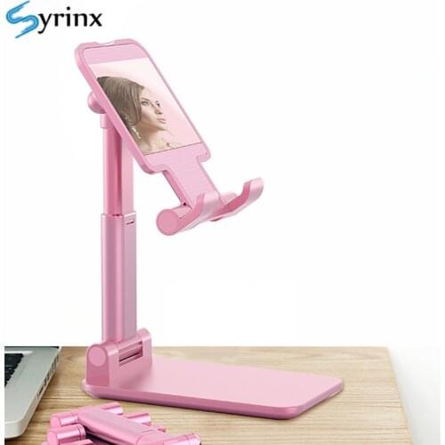 2020 Adjustable Mirror Desktop Tablet Holder Table Cell Foldable Extend Support Desk Mobile Phone Holder Stand For iPhone iPad