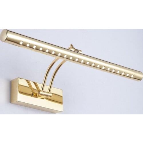 5W 40CM/7W 55CM LED Stainless Steel Mirror Lamp Stainless Steel Super Bright SMD5050 LED Mirror wall Light for Bathroom Cabinet